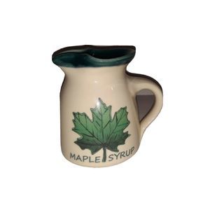 Great Bay Pottery Mapel Syrup Pitcher